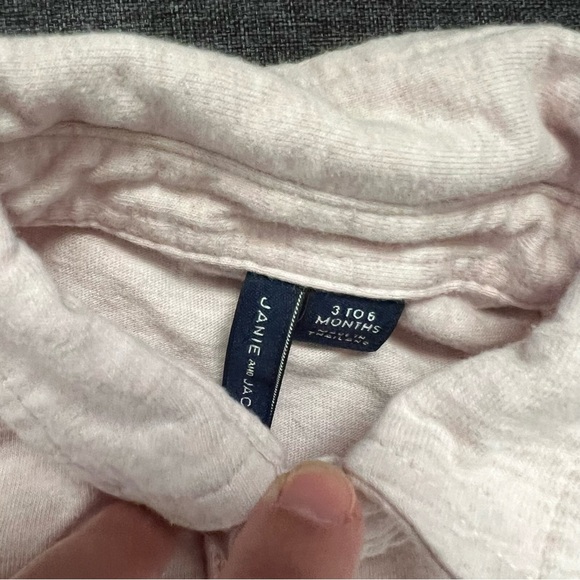 Janie and Jack Pink Polo Shirt Classic Short Sleeve - Picture 4 of 4